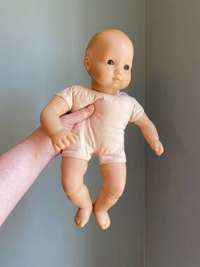 American Girl Bitty Baby Molded Blonde Hair & Blue Eyes